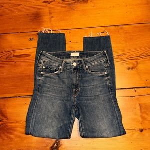 MOTHER denim ankle fray size 23